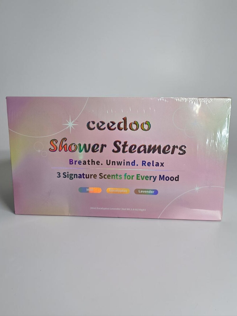Ceedoo Shower Steamers Gift Set | 3 Scents | Self-Care Spa Set New
